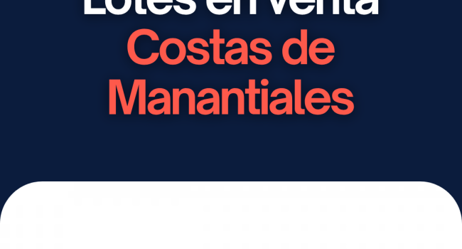 COSTAS DE MANANTIALES